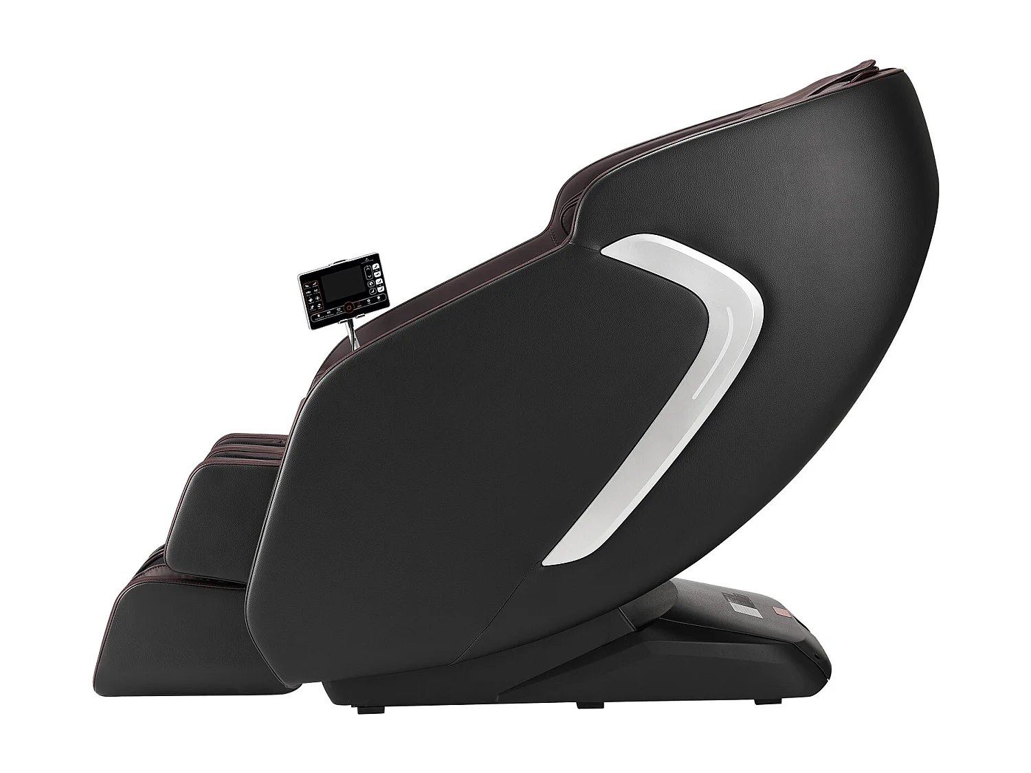 Fauteuil de Massage SucceBuy avec Rail SL, Fauteuil relaxation Massage 4D Inclinable, Zéro Gravité, Mode Étirement Yoga, Chauffage, avec Voix IA