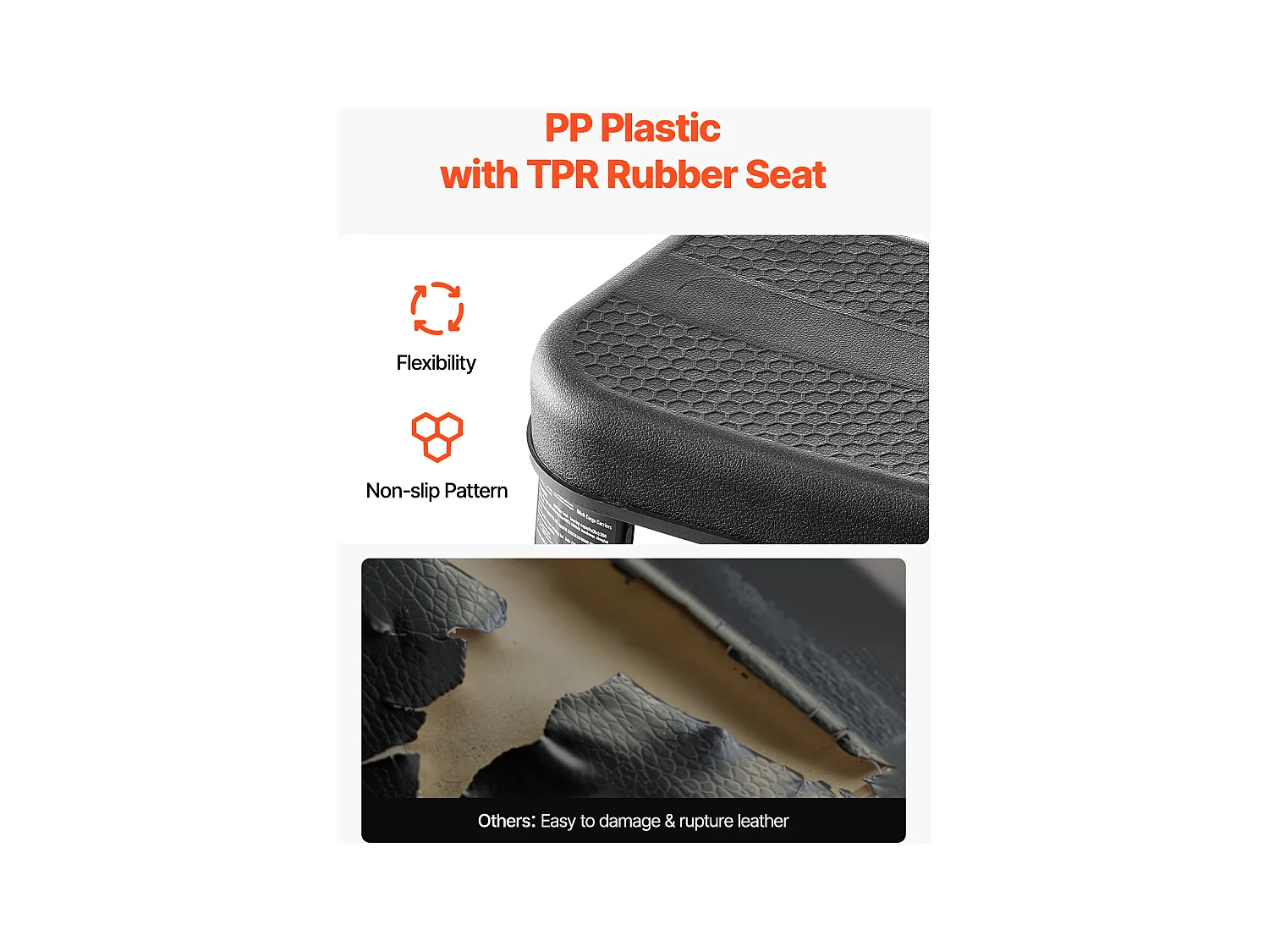 Tabouret d'Atelier, SucceBuy Tabouret de Mécanicien avec Roulettes et Plateau à Outils, Capacité 136 kg