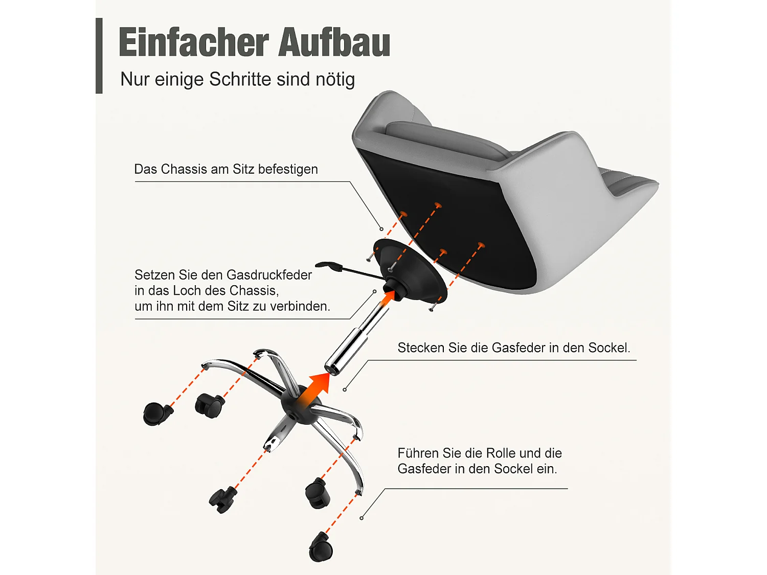 Bürostuhl Homeoffice Stuhl - Schminkstuhl mit Armlehnen - Drehstuhl mit Rrollen - Samt Stuhl - höhenverstellbar für Schminktisch - Arbeitszimmer - Schlafzimmer
