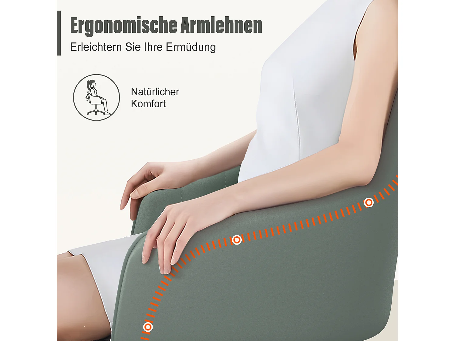 Bürostuhl*4 Homeoffice Stuhl - Schminkstuhl mit Armlehnen - Drehstuhl mit Rrollen - Samt Stuhl - höhenverstellbar für Schminktisch - Arbeitszimmer - Schlafzimmer