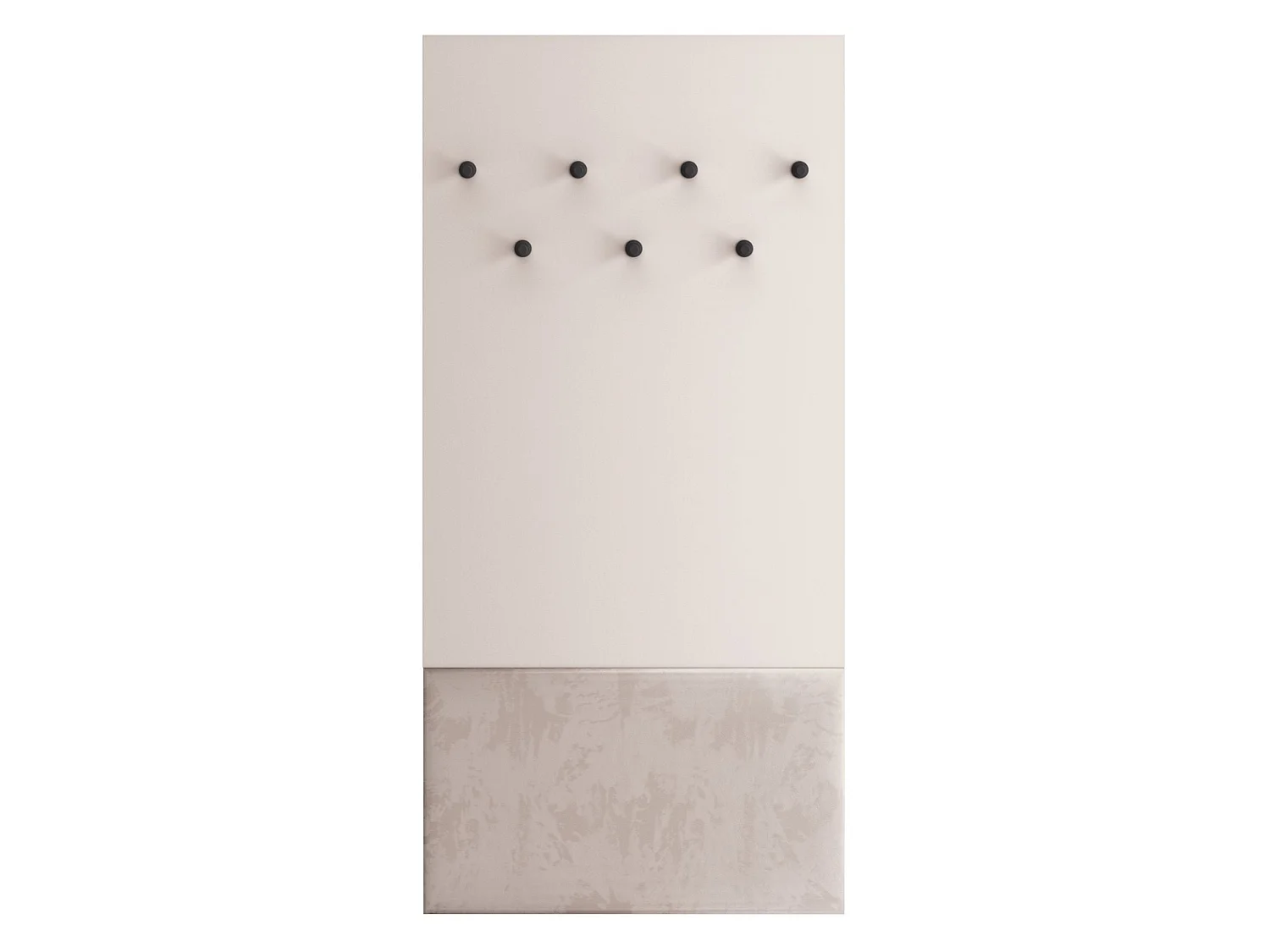 Porte-manteau mural - 69 cm - greige - DIOCE