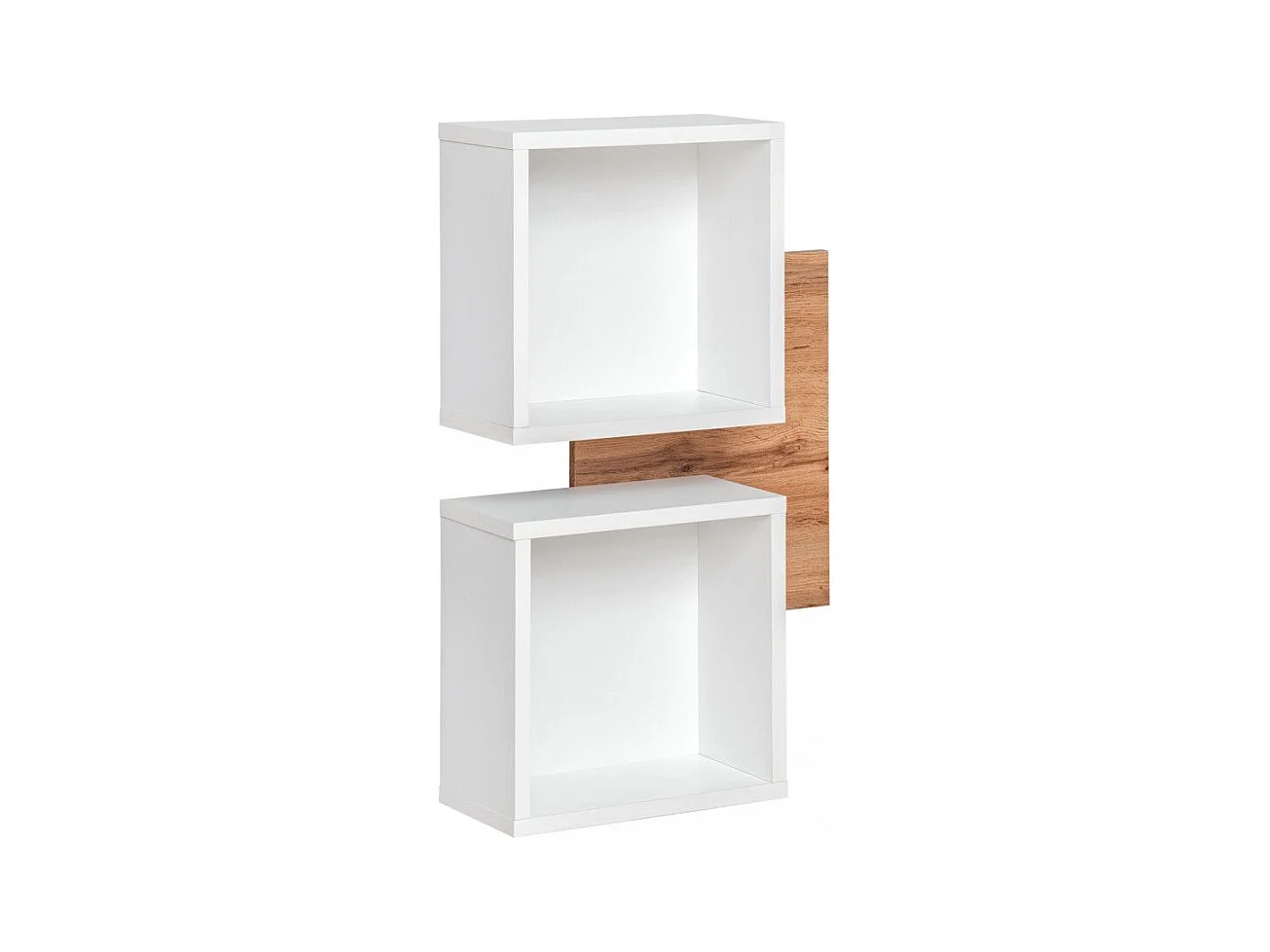 Panneau Mural & 2 Étagères "Easy" 90cm Blanc