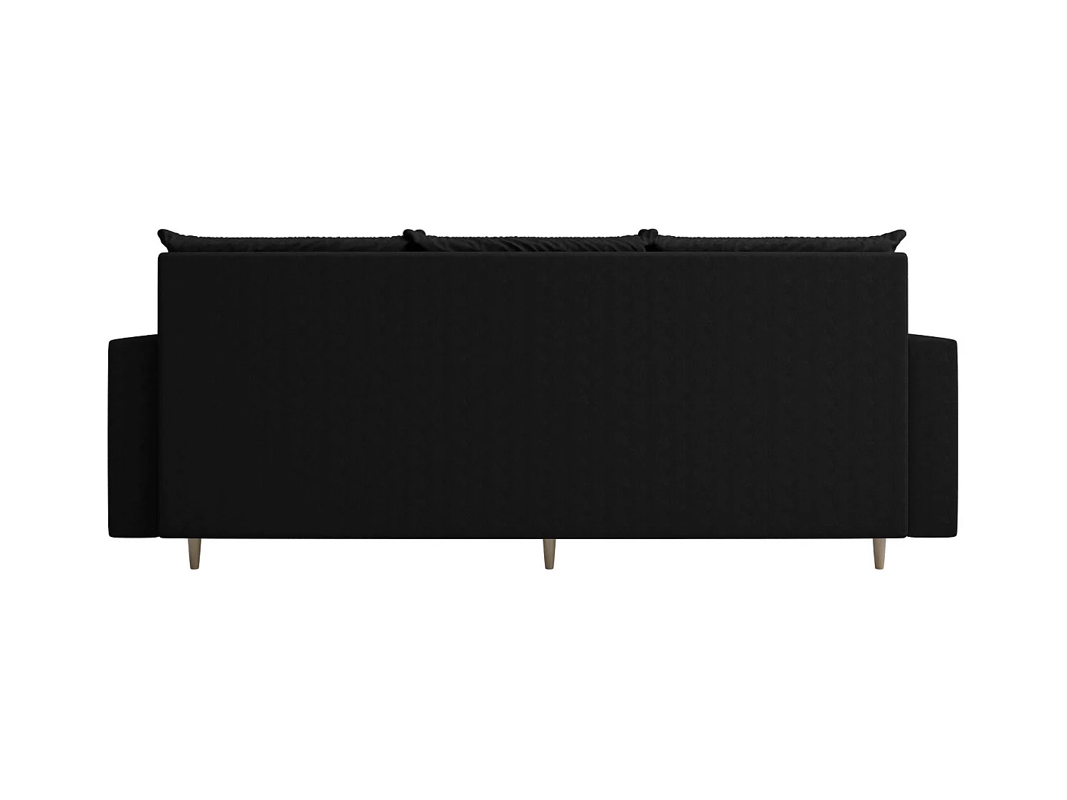 BEDANTE CANAPÉ SKANDI avec fonction lit COSMIC 100 Noir avec espace de rangement, coffre de lit, canapé de salon, sofa, canapé-lit, canapé avec coffre