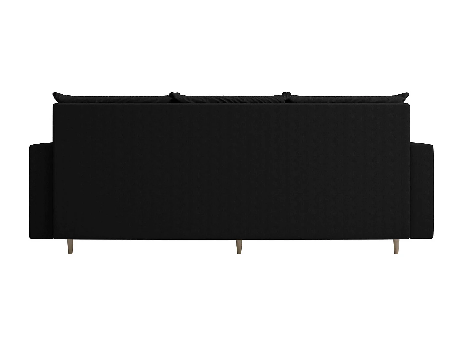 BEDANTE CANAPÉ SKANDI avec fonction lit COSMIC 100 Noir avec espace de rangement, coffre de lit, canapé de salon, sofa, canapé-lit, canapé avec coffre