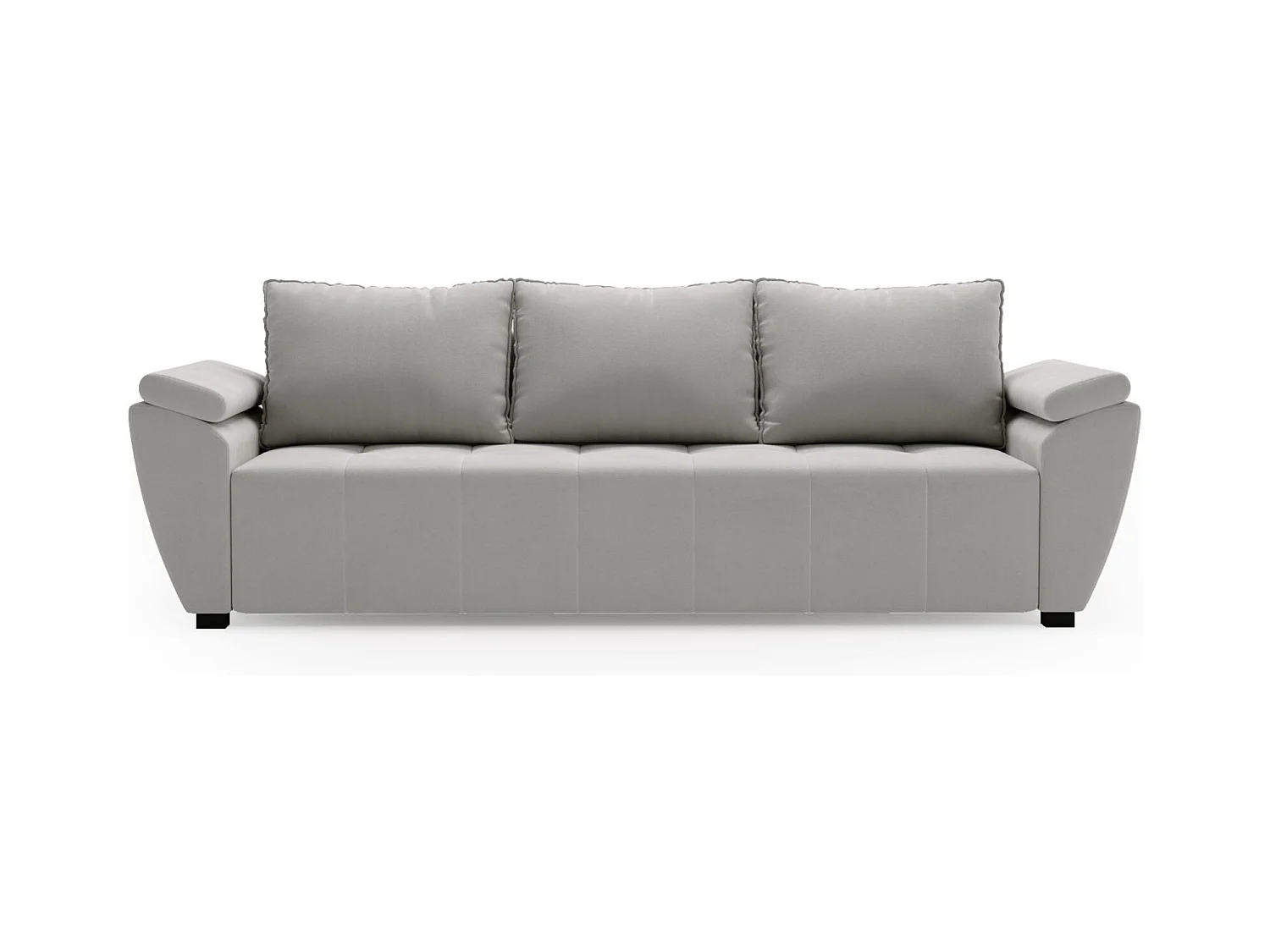 BEDANTE CANAPÉ ZEUS avec fonction lit MONOLITH 92 Gris foncé avec espace de rangement, coffre de lit, canapé de salon, sofa, canapé-lit, canapé avec coffre