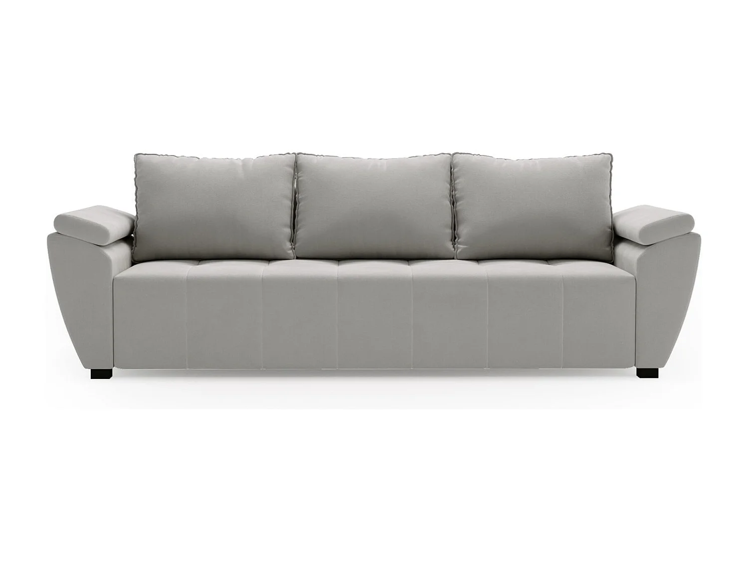 BEDANTE SOFA ZEUS mit Schlaffunktion MONOLITH 92 Dunkelgrau mit Stauraum Bettkasten Wohnzimmersofa Couch Sofa Bettsofa Bettkasten Bettcouch