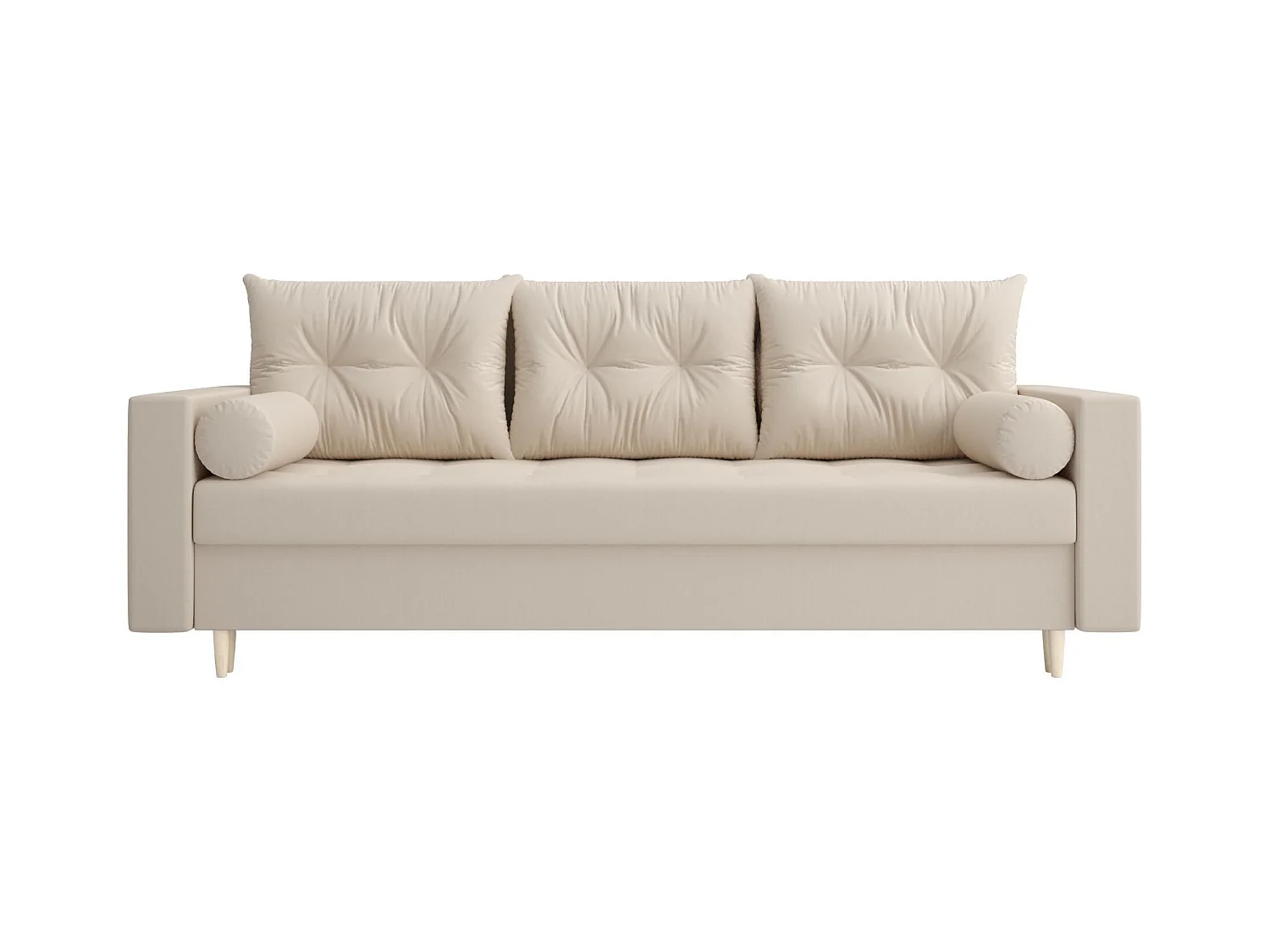BEDANTE CANAPÉ SKANDI avec fonction lit COSMIC 10 Beige avec espace de rangement, coffre de lit, canapé de salon, sofa, canapé-lit, canapé avec coffre