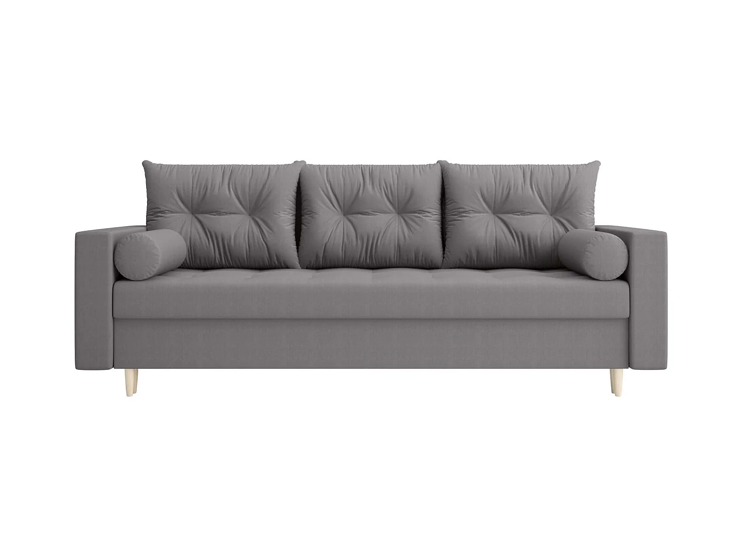 BEDANTE CANAPÉ SKANDI avec fonction lit COSMIC 160 Gris avec espace de rangement, coffre de lit, canapé de salon, sofa, canapé-lit, canapé avec coffre