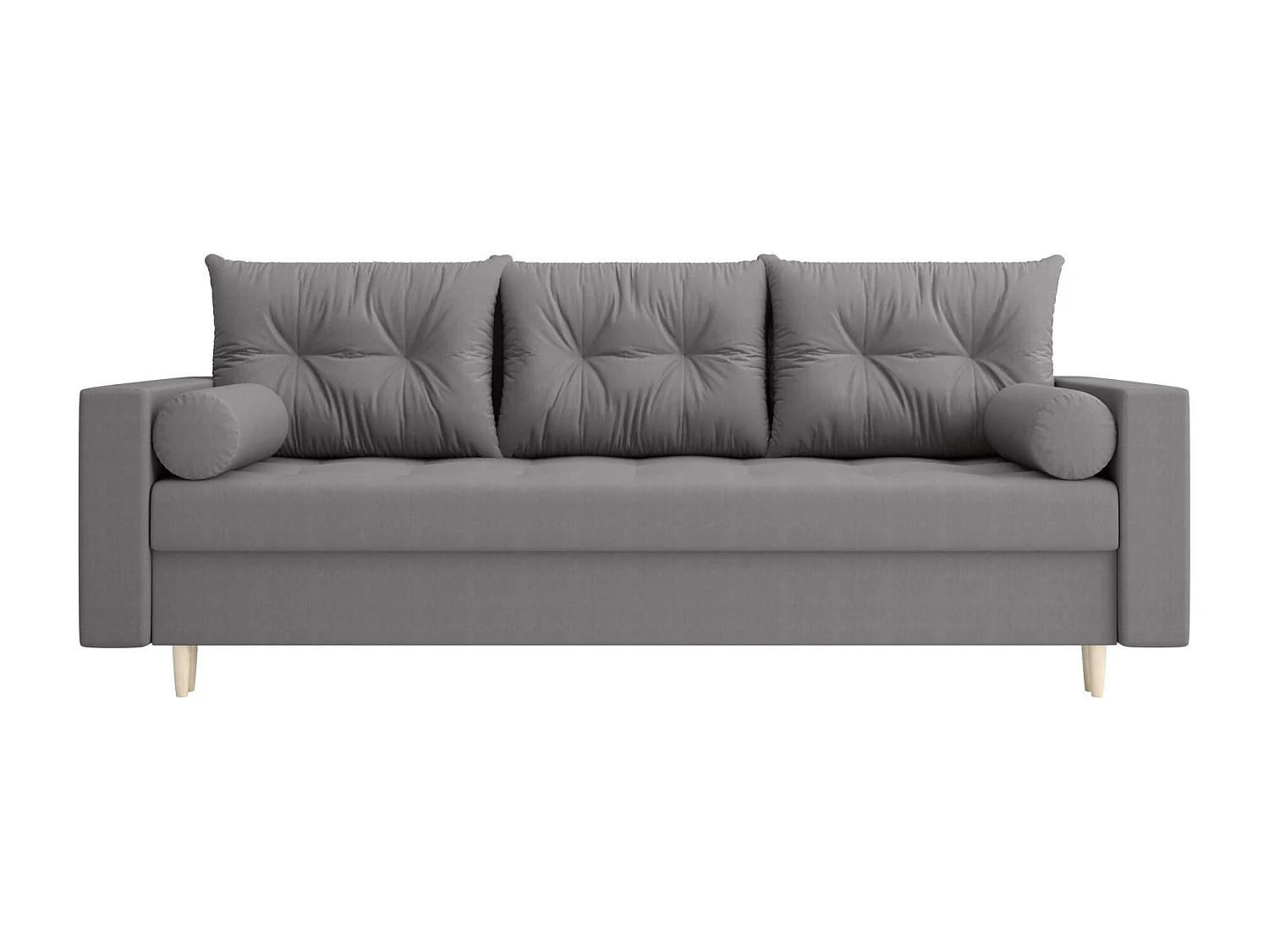 BEDANTE CANAPÉ SKANDI avec fonction lit COSMIC 160 Gris avec espace de rangement, coffre de lit, canapé de salon, sofa, canapé-lit, canapé avec coffre