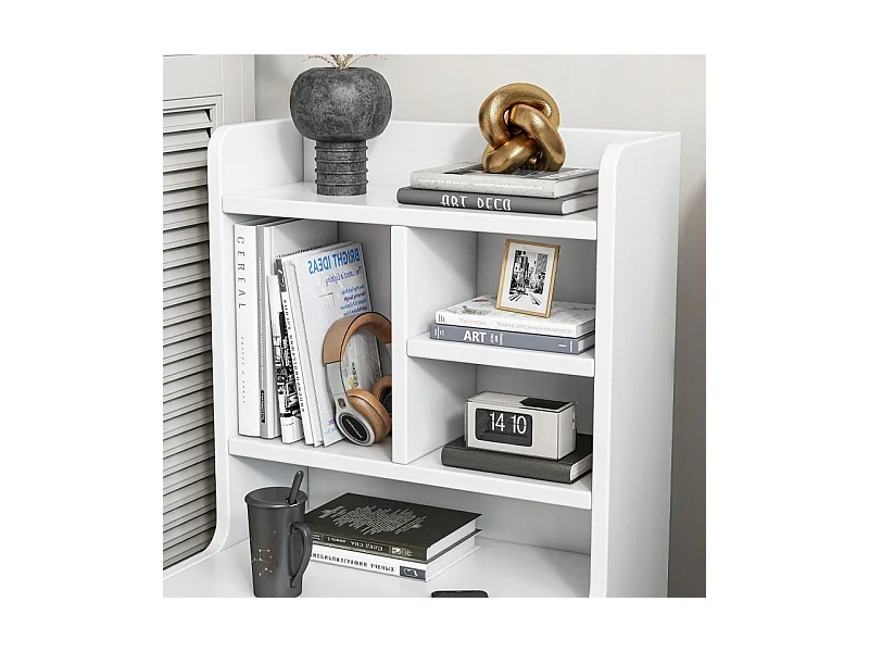 Table de chevet avec 2 tiroirs, étagère pour chambre à coucher