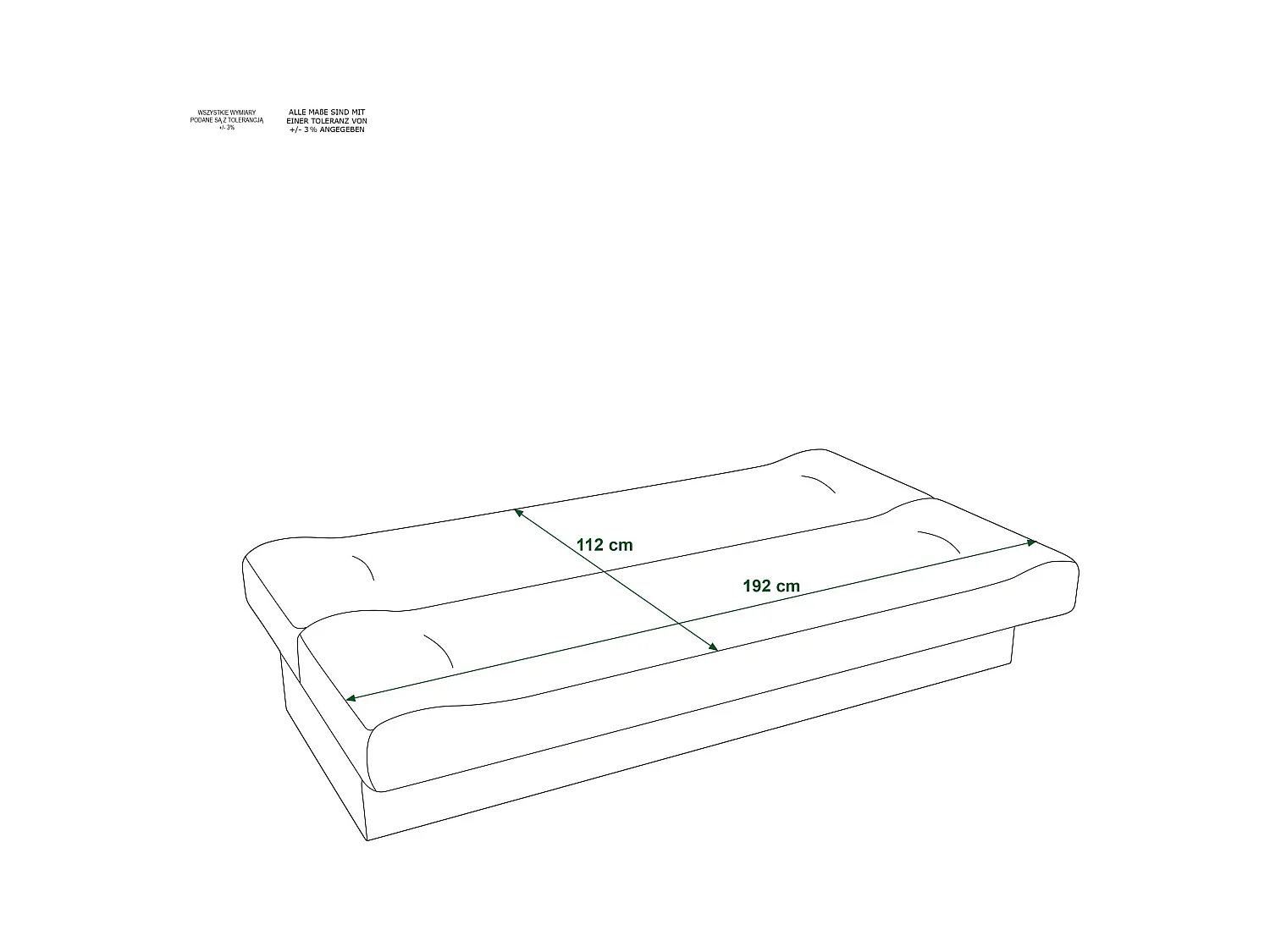 BEDANTE SOFA LAWA avec fonction lit KORNET 10 Noir canapé avec espace de rangement canapé de salon canapé convertible canapé avec coffre canapé avec fonction lit