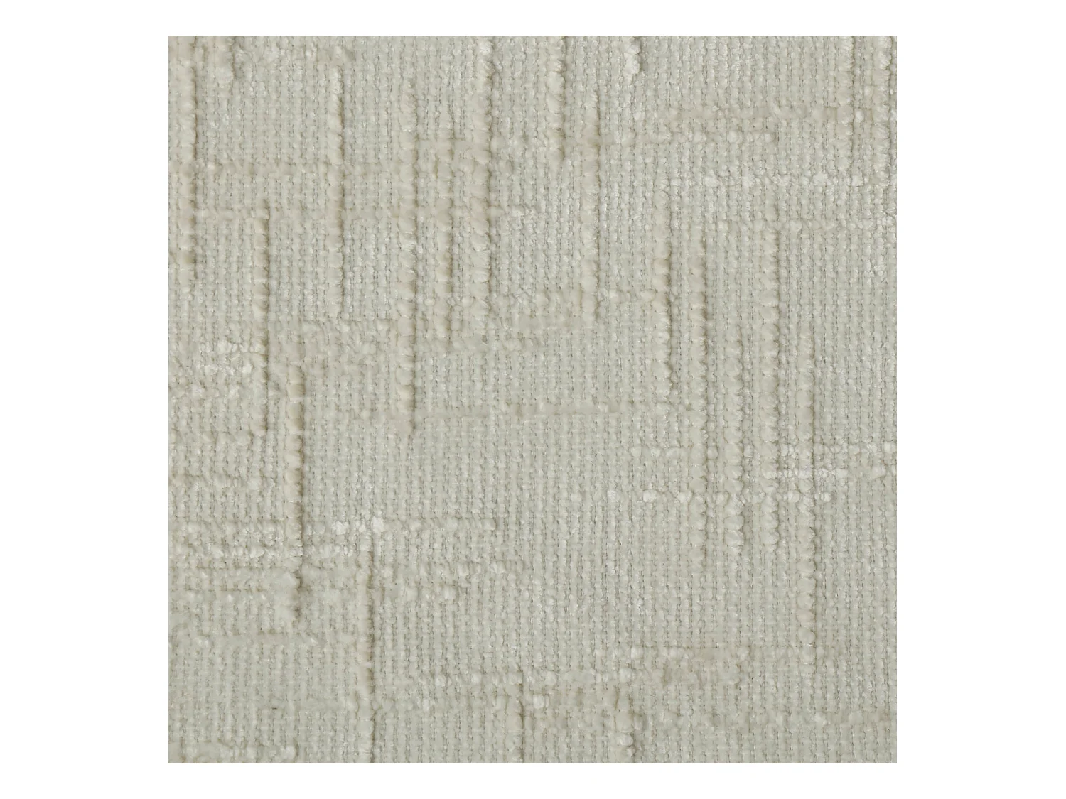 Canapé 4 places velours tramé crème NAMI