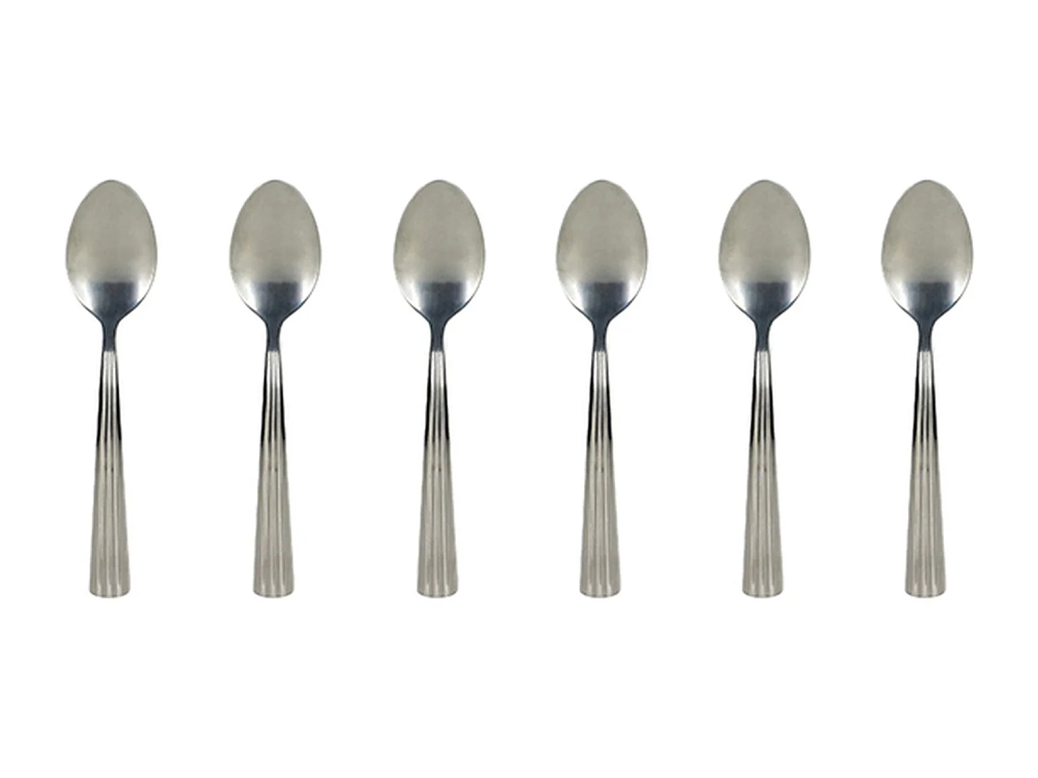Novastyl - Lot 6 Cuilleres A Cafe Louise 20cm En Acier Inoxydable