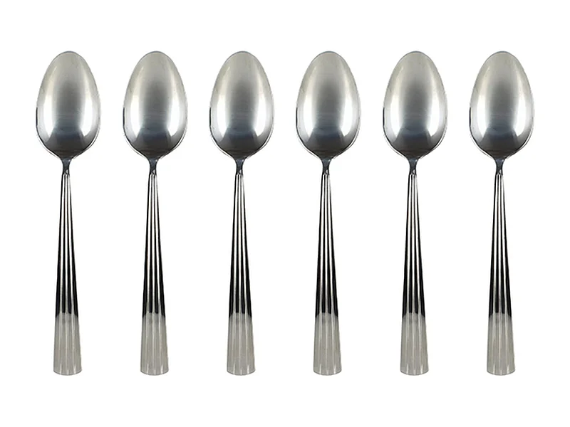 Novastyl - Lot 6 Cuilleres De Table Louise 20cm En Acier Inoxydable