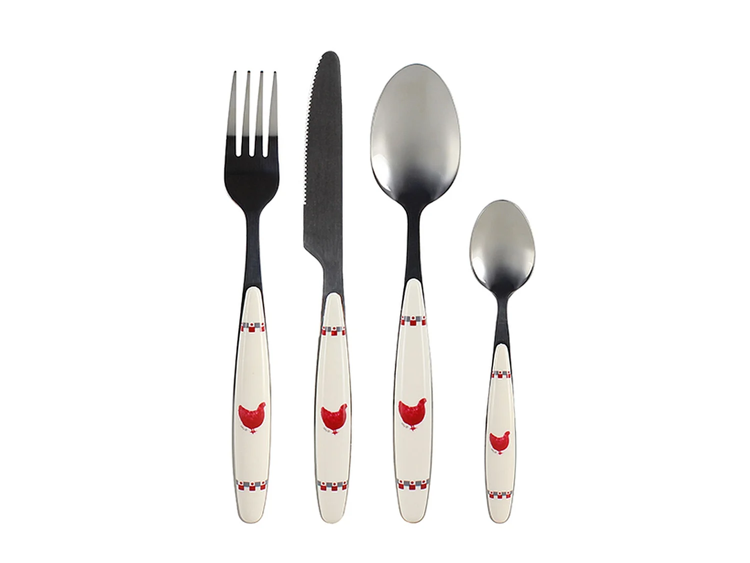 Novastyl - Lot 6 Fourchettes De Table Gallina 21cm En Acier Inoxydable