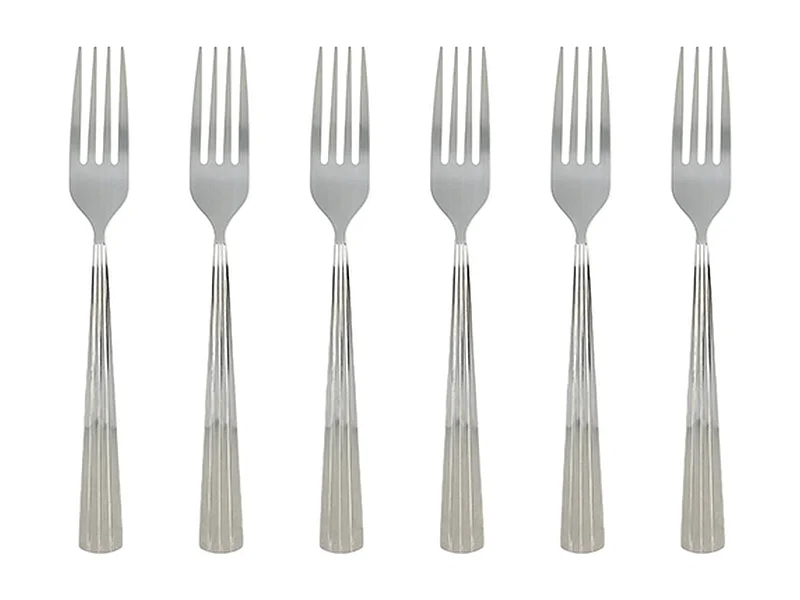 Novastyl - Lot 6 Fourchettes De Table Louise 20.5cm En Acier Inoxydable