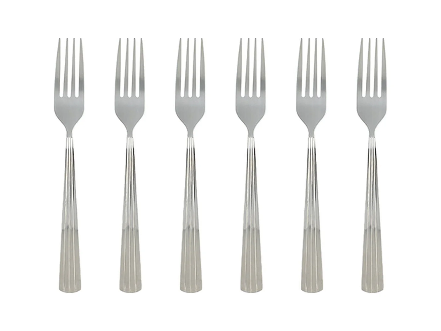 Novastyl - Lot 6 Fourchettes De Table Louise 20.5cm En Acier Inoxydable