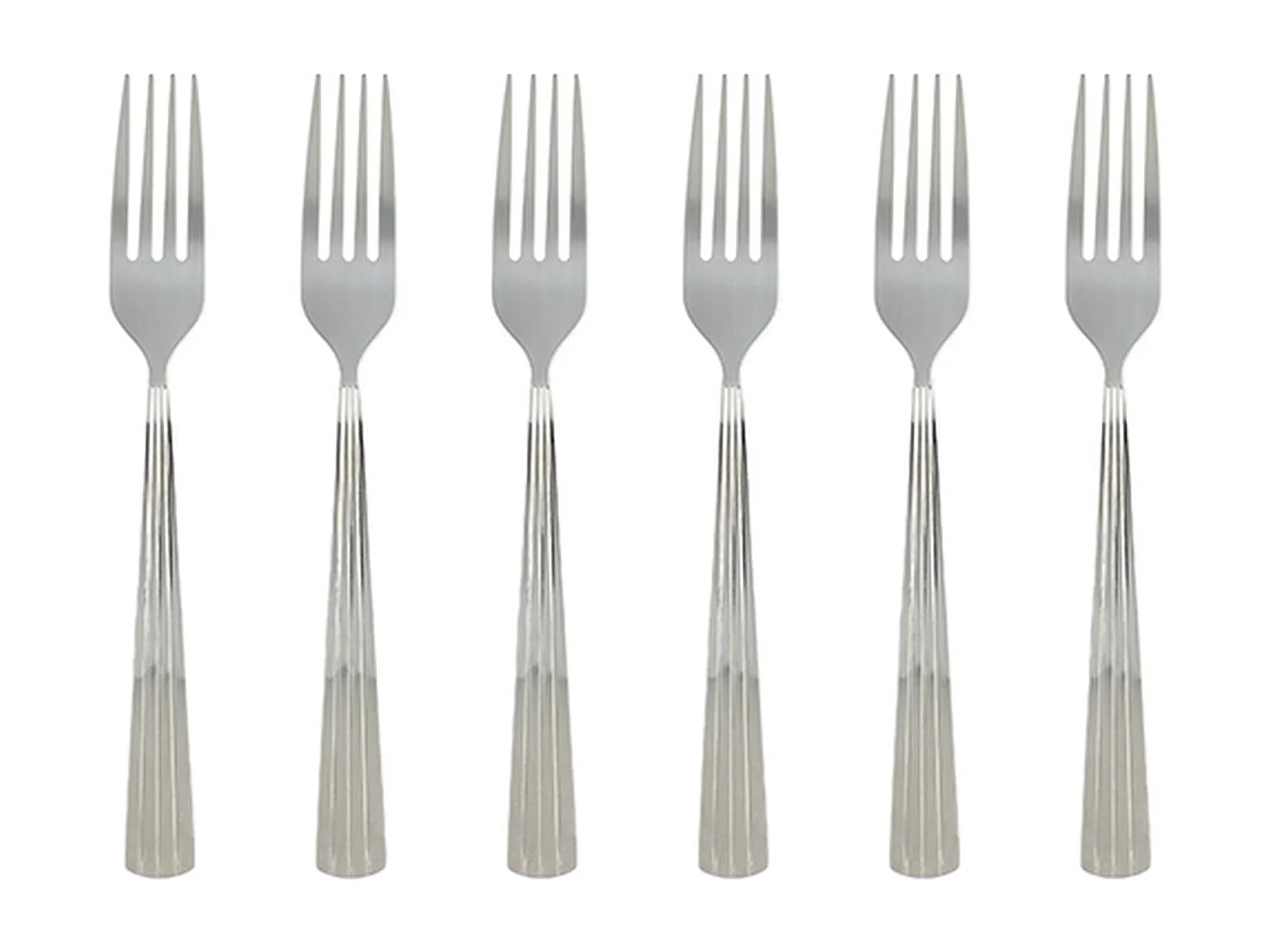 Novastyl - Lot 6 Fourchettes De Table Louise 20.5cm En Acier Inoxydable