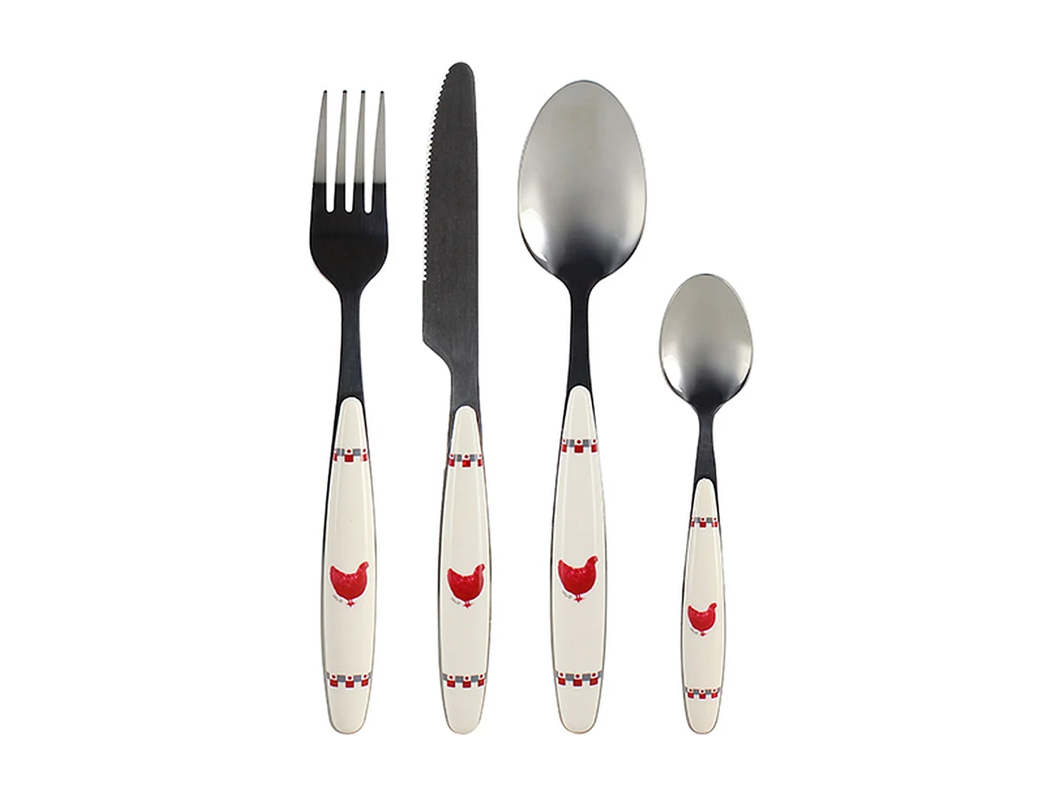 Novastyl - Lot 6 Couteaux De Table Gallina 23cm En Acier Inoxydable