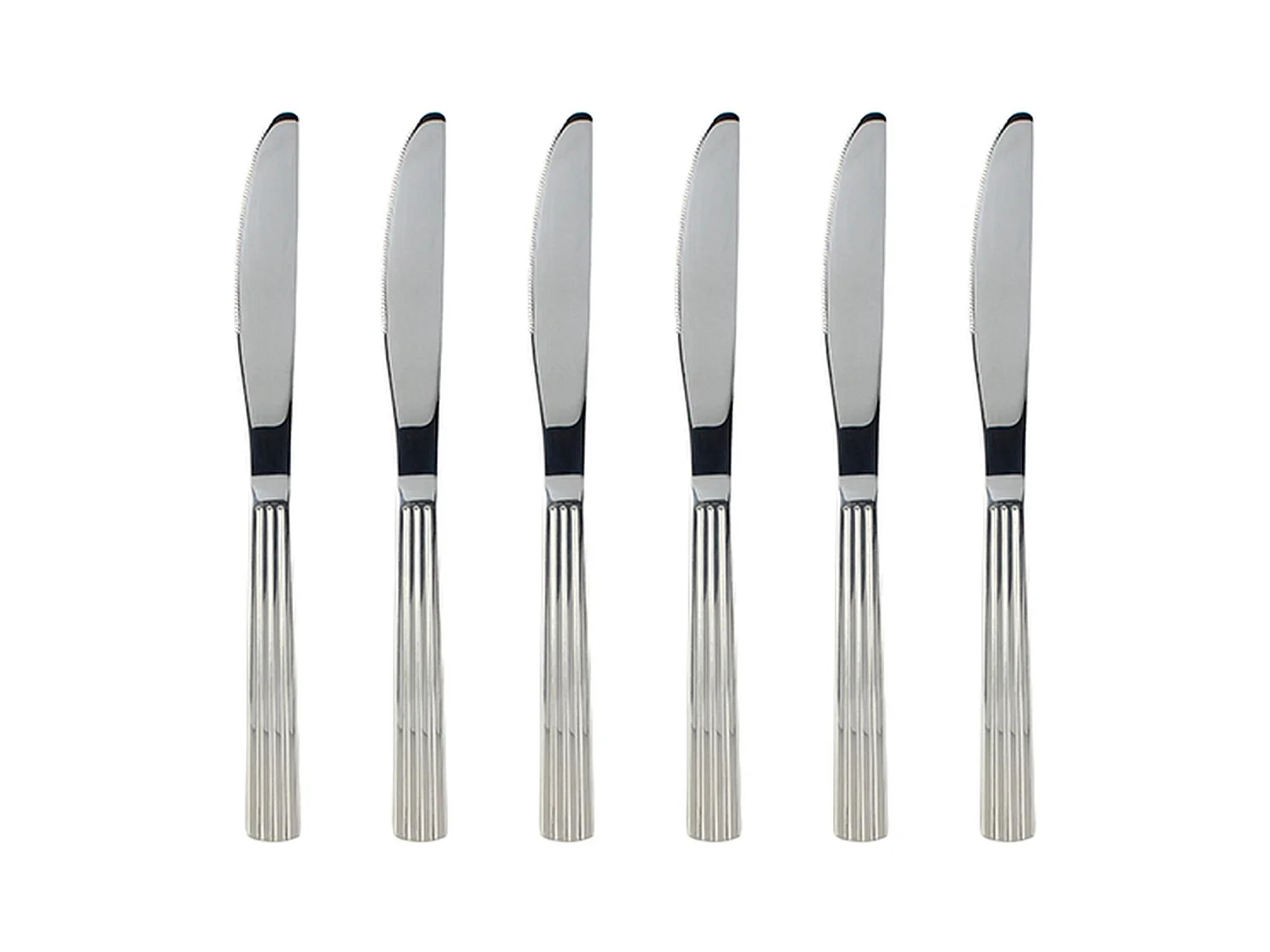 Novastyl - Lot 6 Couteaux De Table Louise 24cm En Acier Inoxydable