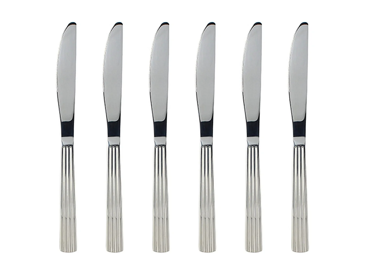 Novastyl - Lot 6 Couteaux De Table Louise 24cm En Acier Inoxydable