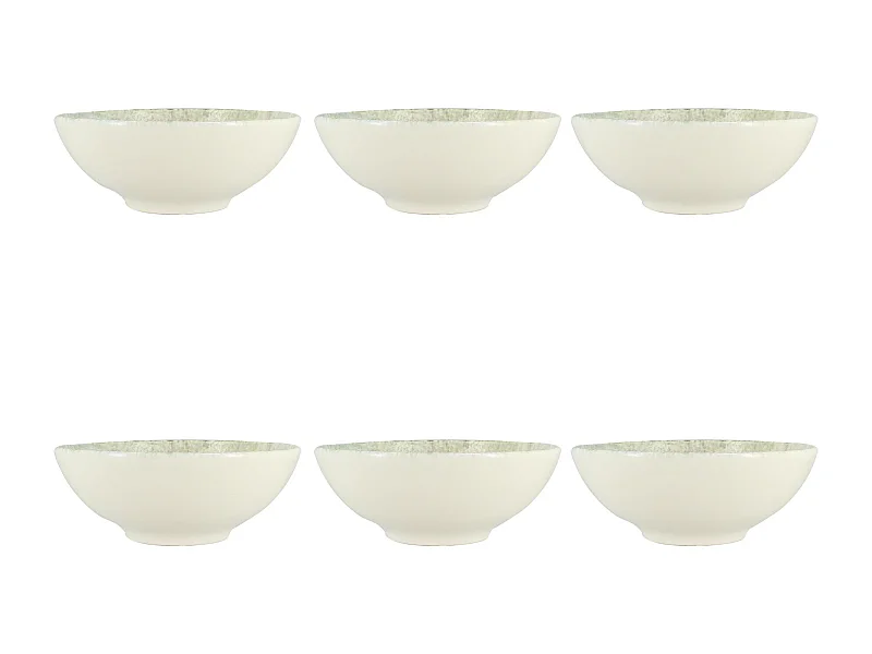Novastyl - Lot 6 Coupelles Natura 14cm En Porcelaine
