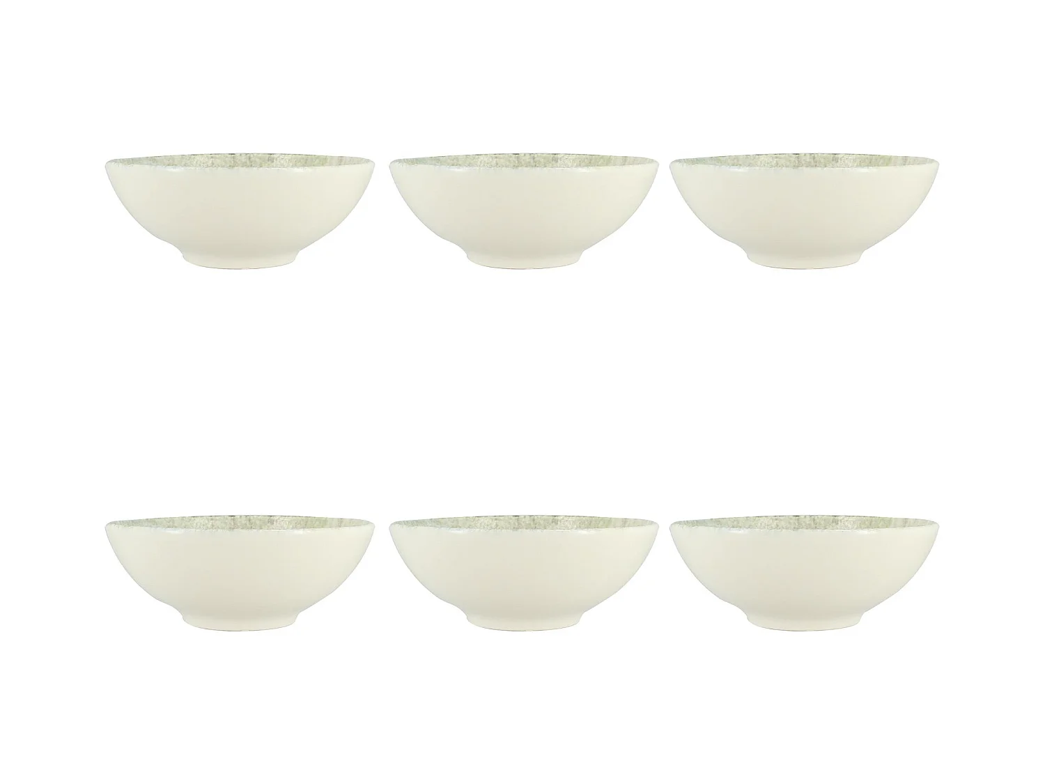 Novastyl - Lot 6 Coupelles Natura 14cm En Porcelaine