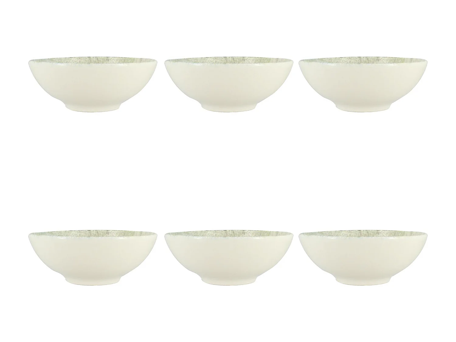 Novastyl - Lot 6 Coupelles Natura 14cm En Porcelaine