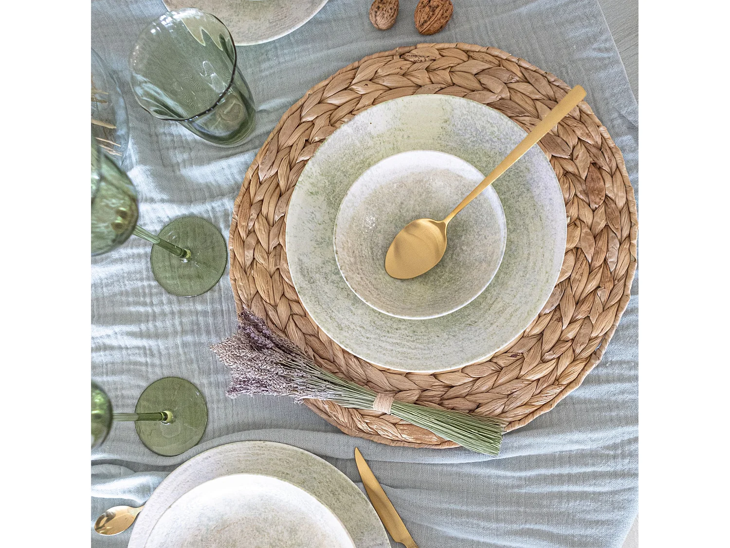 Novastyl - Lot 6 Coupelles Natura 14cm En Porcelaine