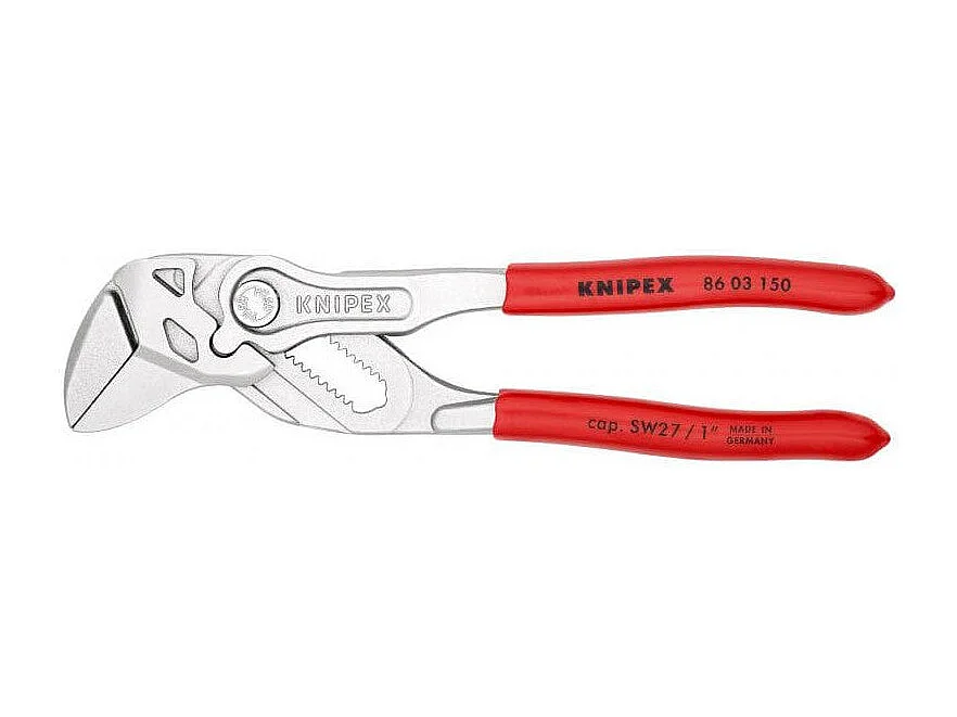 Pince-clé 150mm KNIPEX 86 03 150 capacité 27mm