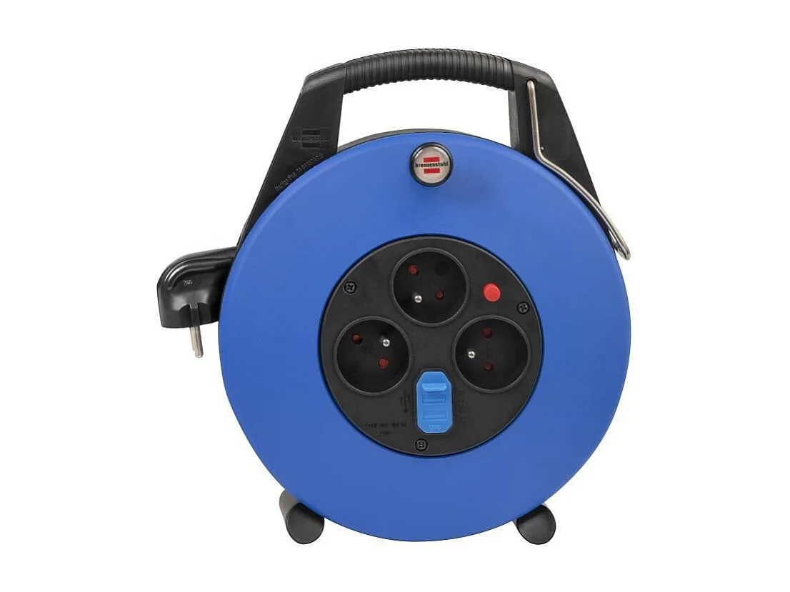 Kabelhaspel COMFORT LINE CL-X 10m - 3 stopcontacten + USB Oplaadbaar - Binnengebruik
