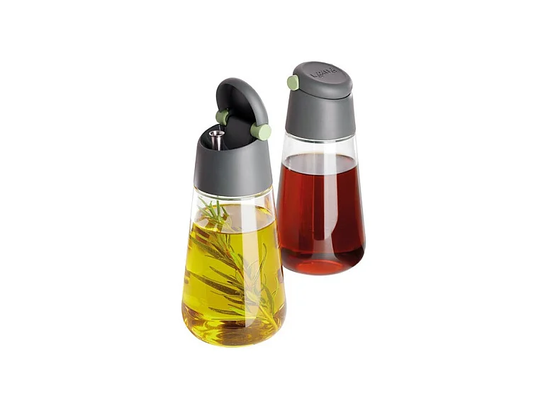 Set Huilier Vinaigrier Verre 400ml x2 Lekue - Essential Dressing