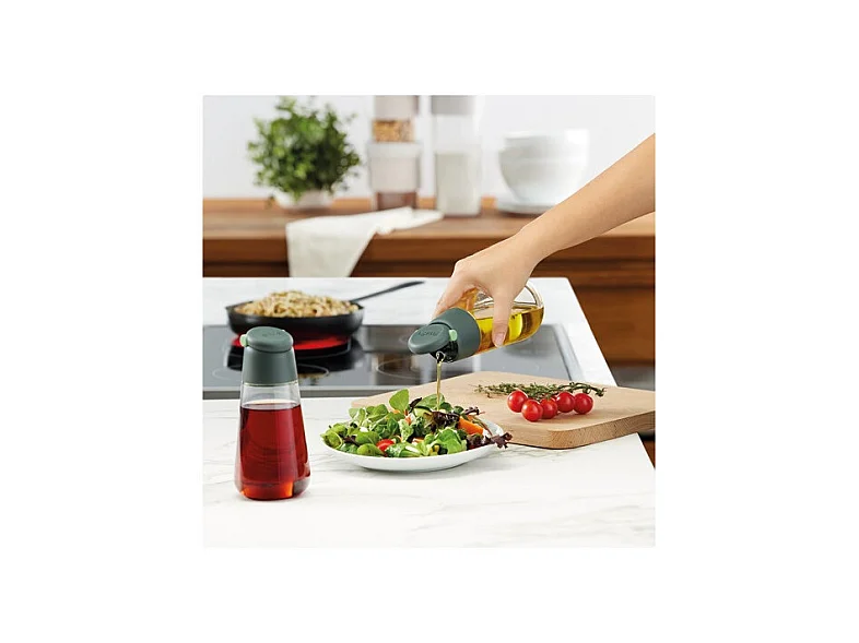 Set Huilier Vinaigrier Verre 400ml x2 Lekue - Essential Dressing