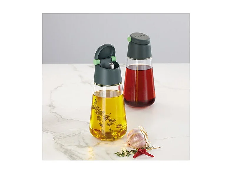 Set Huilier Vinaigrier in Vetro 400ml x2 Lekue - Essential Dressing