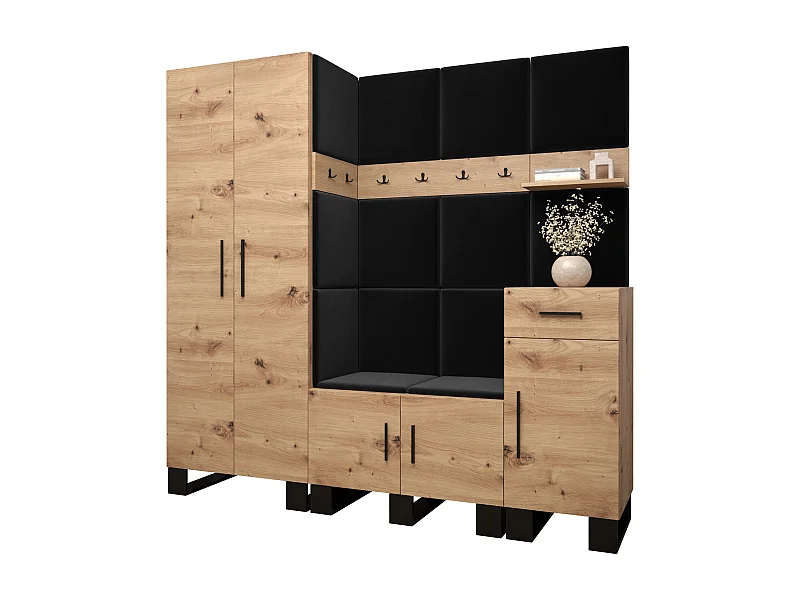 Garderobekast Artin 1 196/200/46 (Artisan Oak/Manila 18)