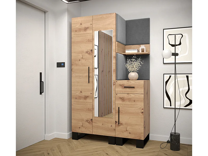 Ensemble de garde-robe Artin 16 196/116/46 (Chêne artisanal/Manila 16)