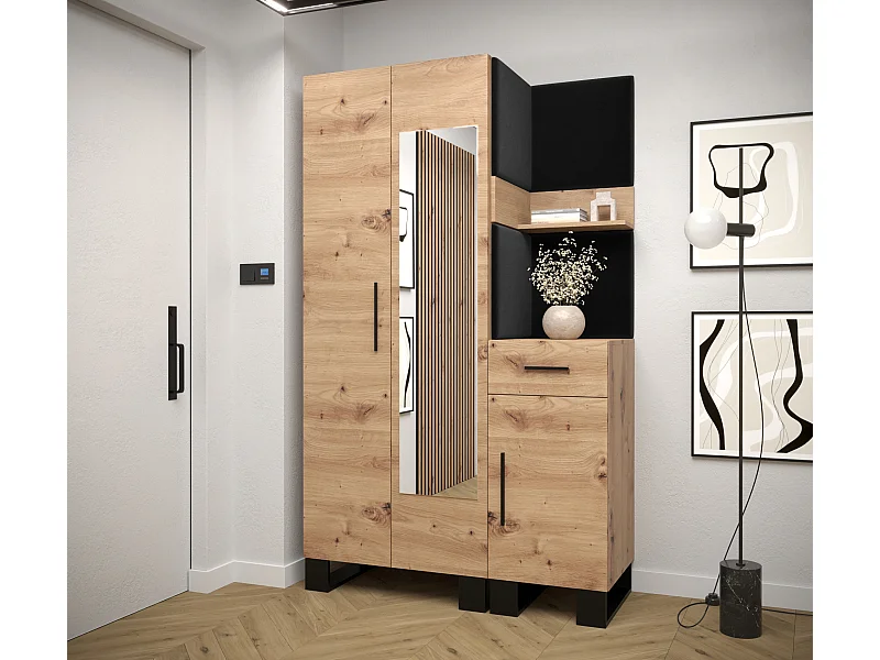 Garderobekast Artin 16 196/116/46 (Artisan Oak/Manila 18)