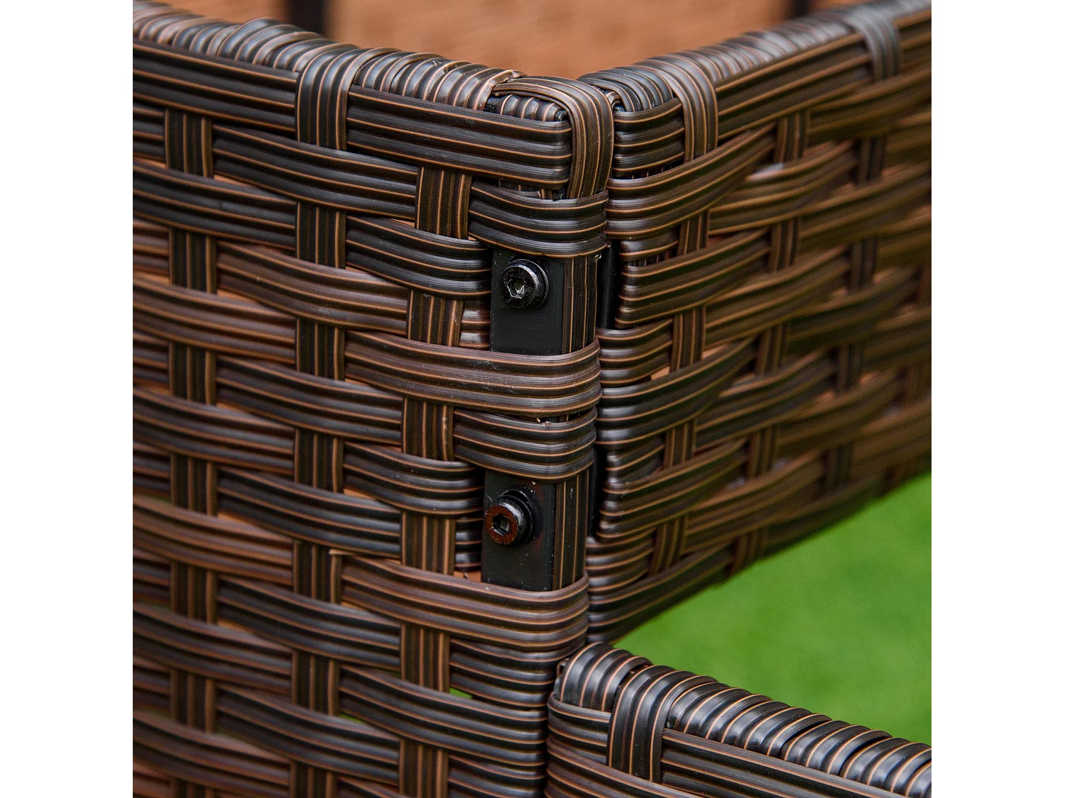 Orto rialzato a 3 livelli senza fondo per piante e verdure