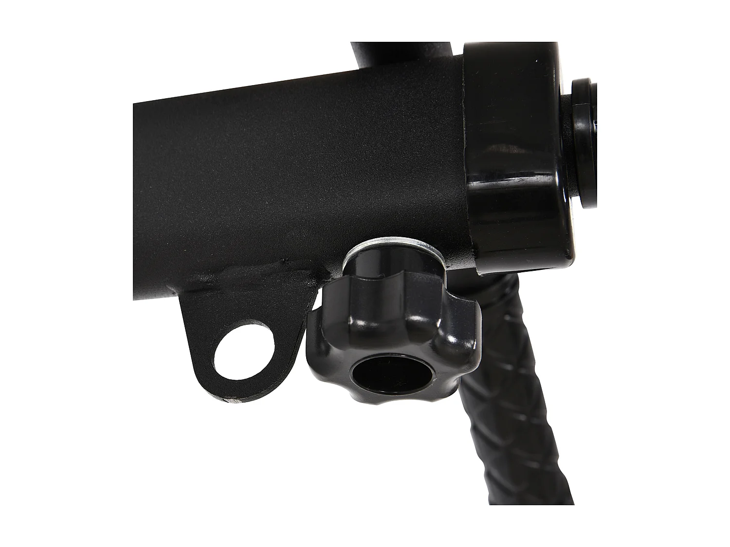 Barra per trazioni a muro 2 in 1 con 3 impugnature in acciaio nero