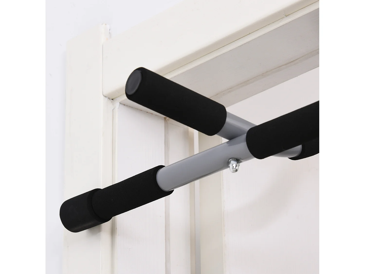 Barra trazioni a pressione installazione senza viti su porta, max. 110 kg