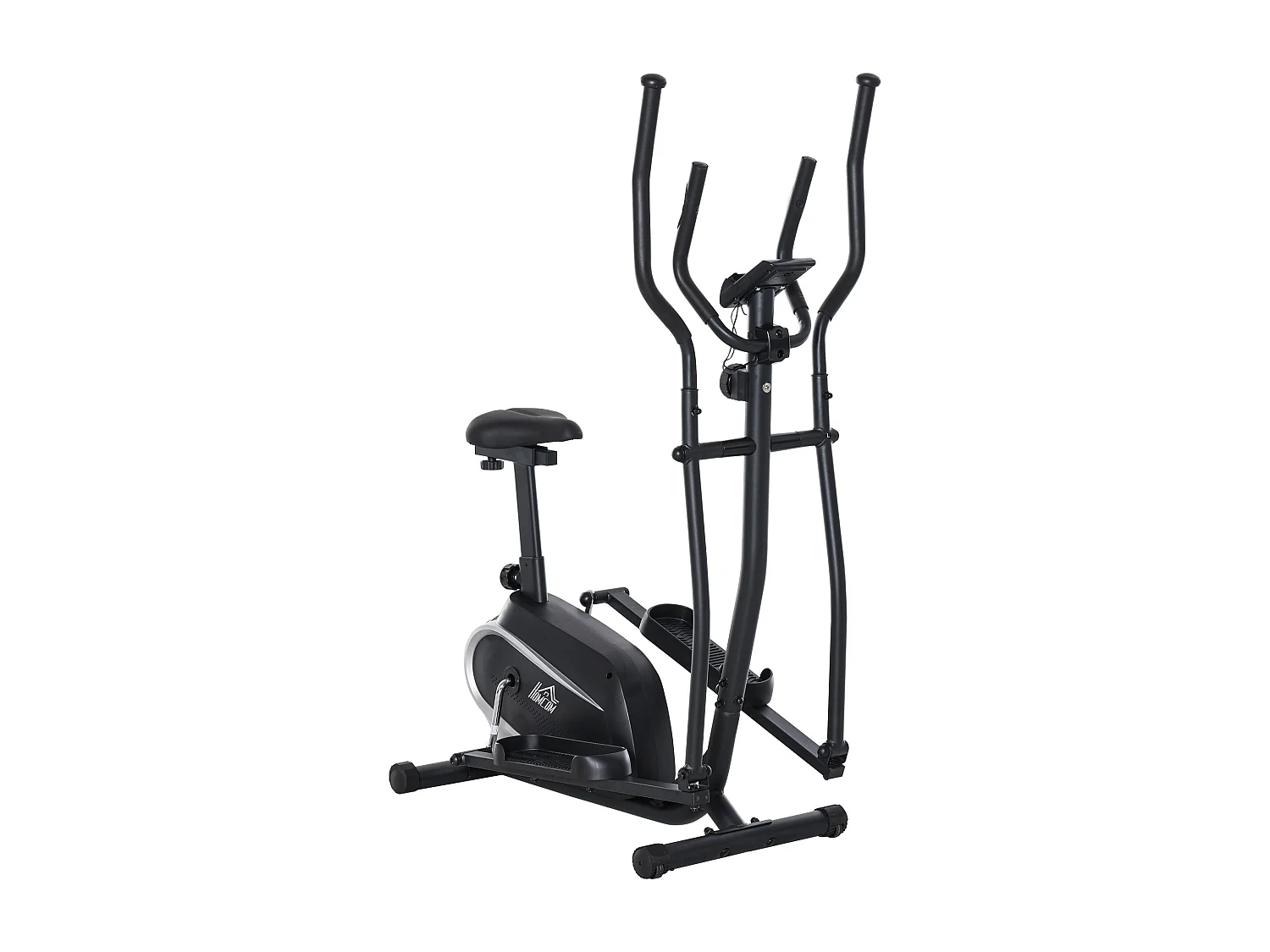 Cyclette ellittica magnetica schermo lcd e 8 livelli di resistenza