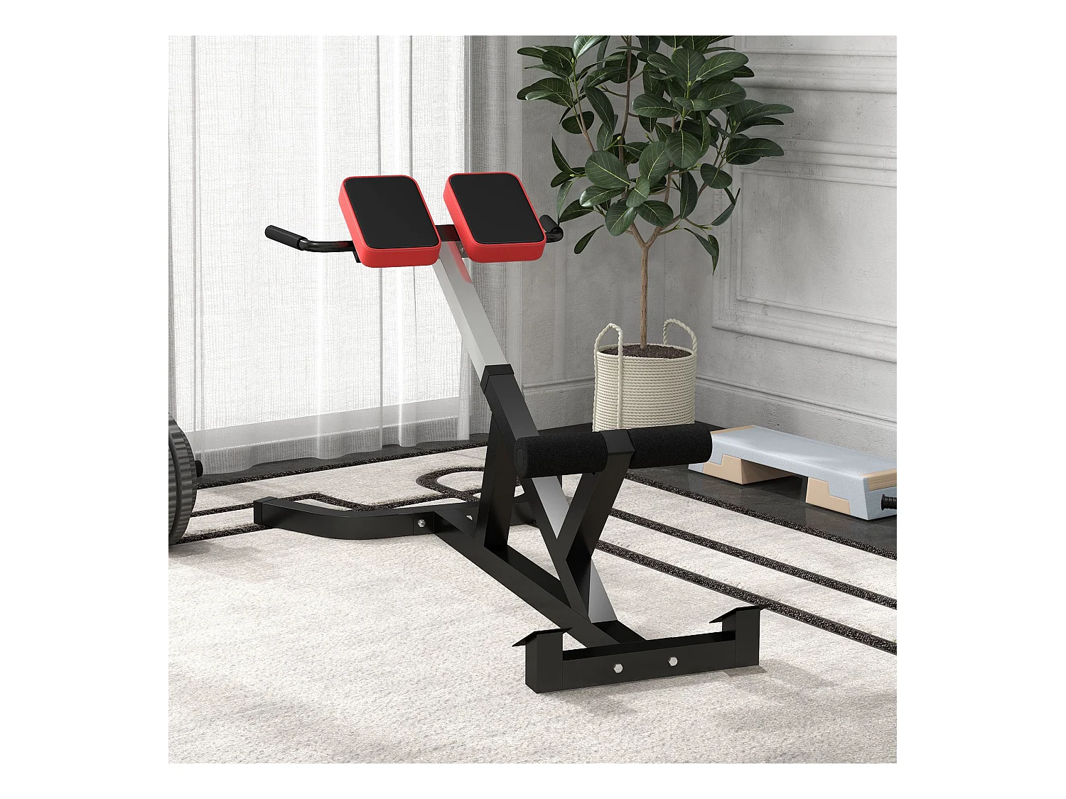 Sedia romana ad altezza regolabile in acciaio e pu nera