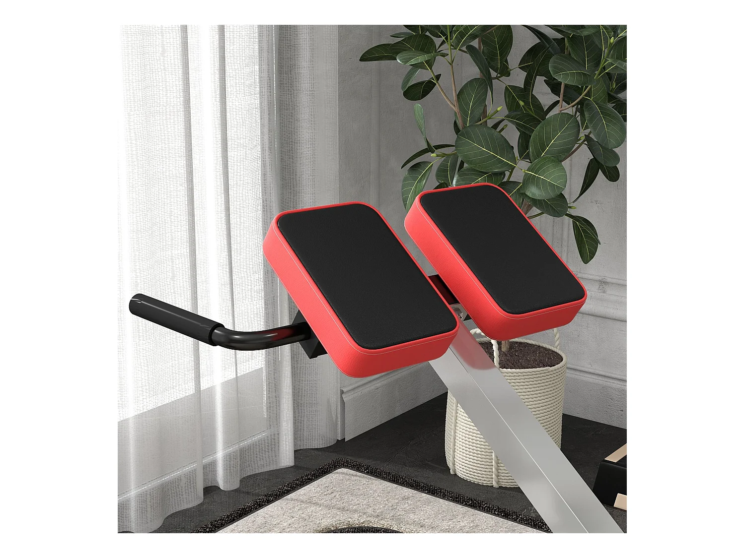 Sedia romana ad altezza regolabile in acciaio e pu nera