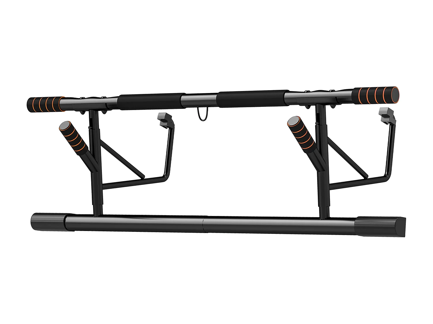 Barra per trazioni e flessioni con prese imbottite in acciaio e hdr