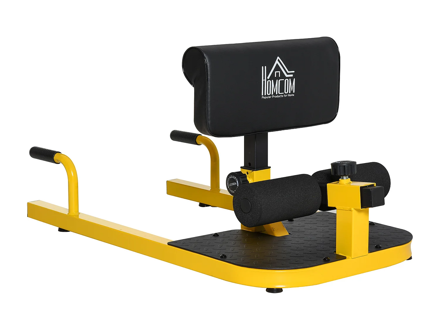 Macchina squat deep sissy squat sit up push up regolabile acciaio giallo