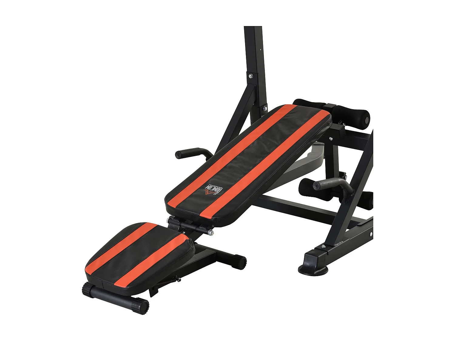 Postazione pieghevole multiuso allenamento, barra trazioni, sedia romana