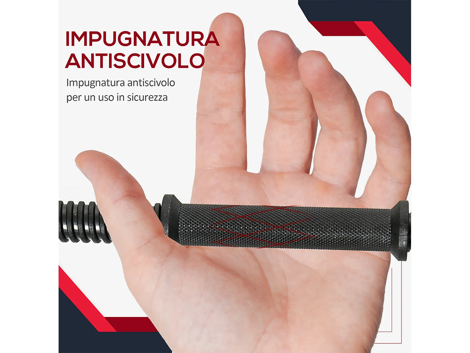 Set di manubri da 20kg totale per allenamento a casa in acciaio e pe