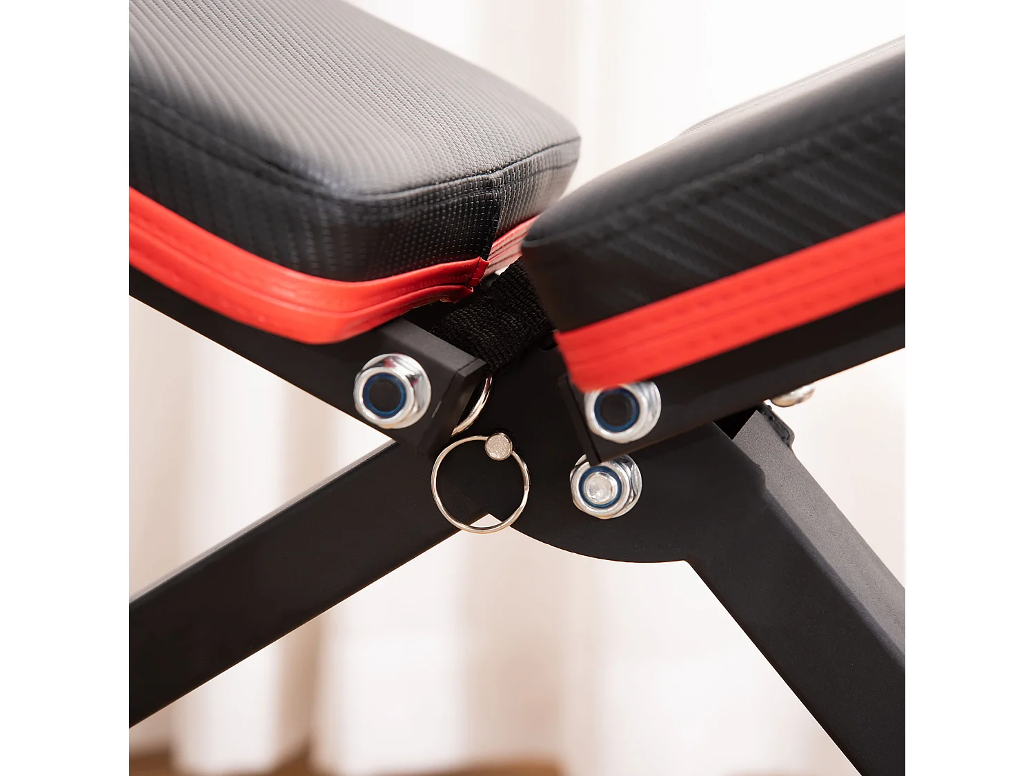 Panca per addominali e pesi 2 in 1 con inclinazione regolabile