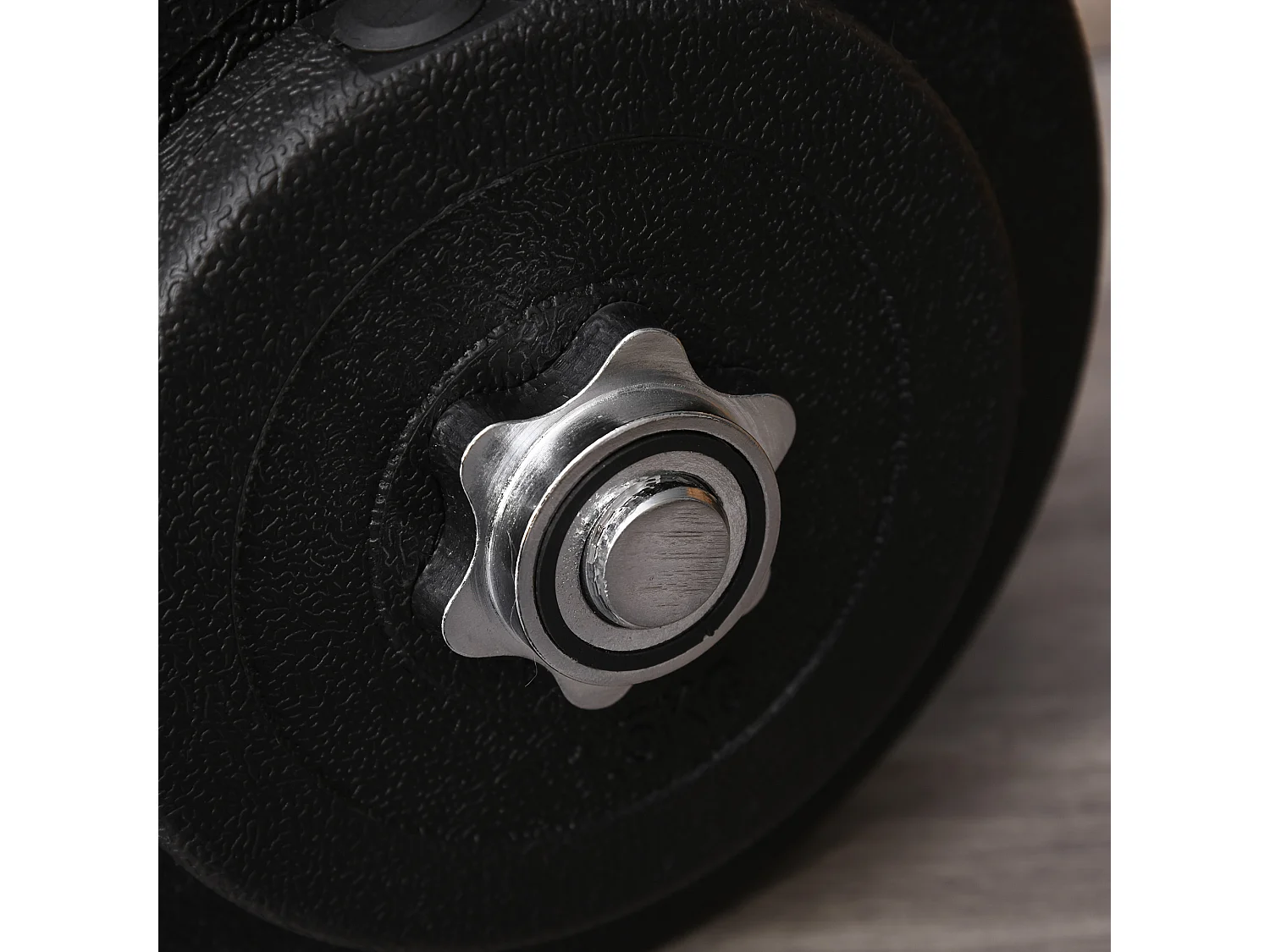 Set manubri palestra regolabile da 50kg con 12 dischi gommati