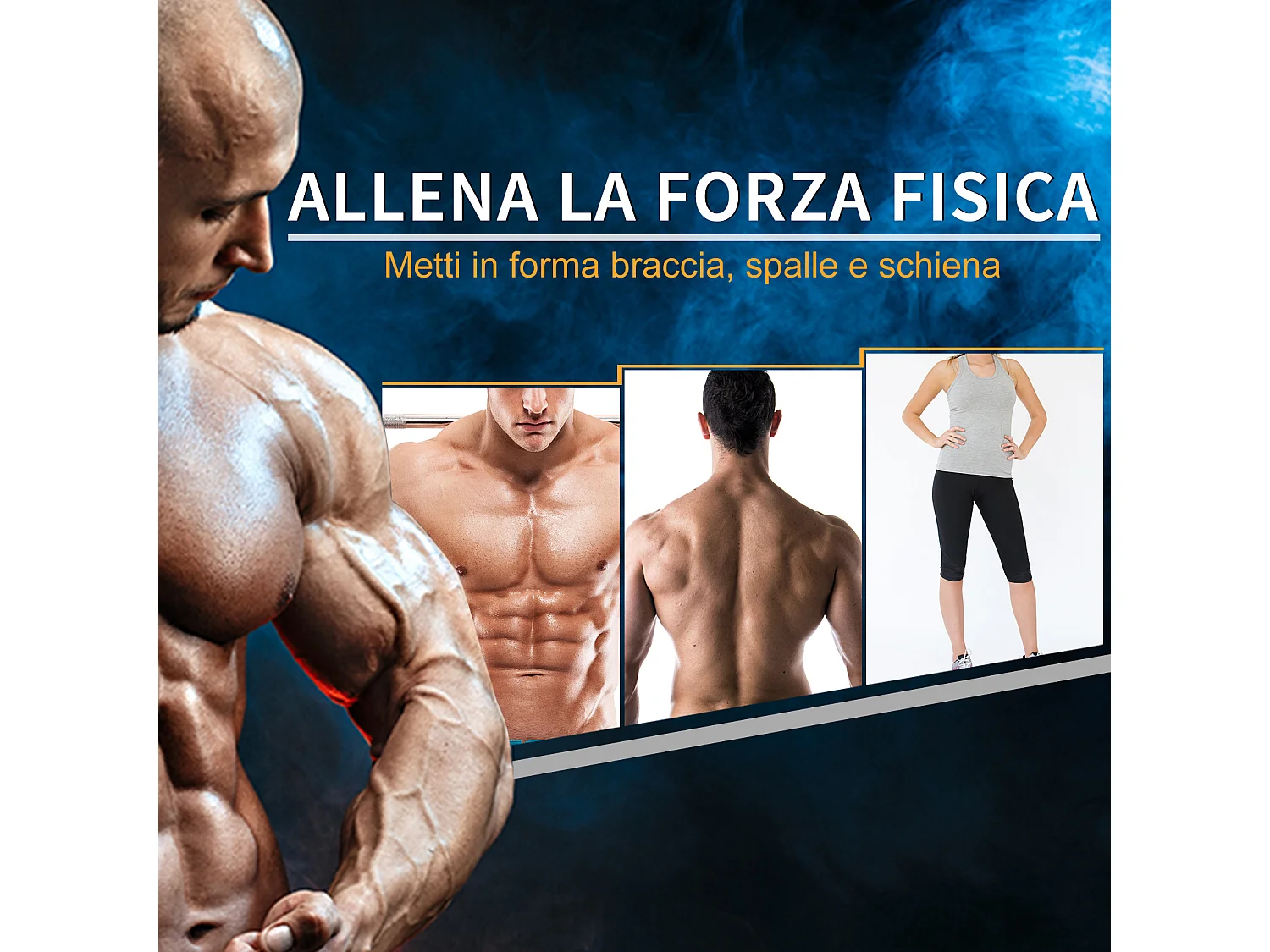 Set 2 manubri da 10 kg esagonali in metallo e gomma nero